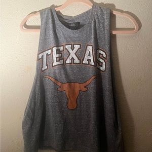 Texas Longhorns Cropped Tank
